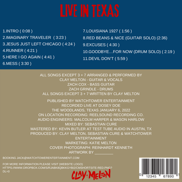 Live In Texas (CD)